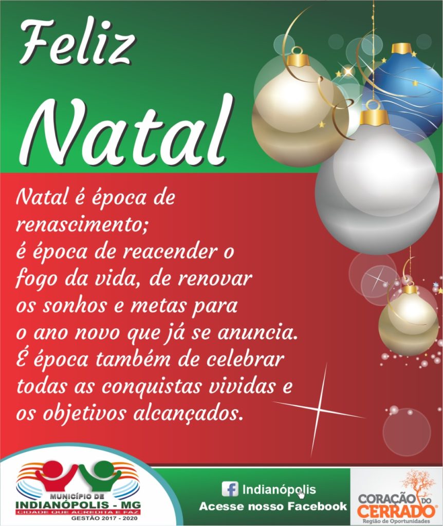 então é Natal! – Prefeitura Municipal de Indianópolis