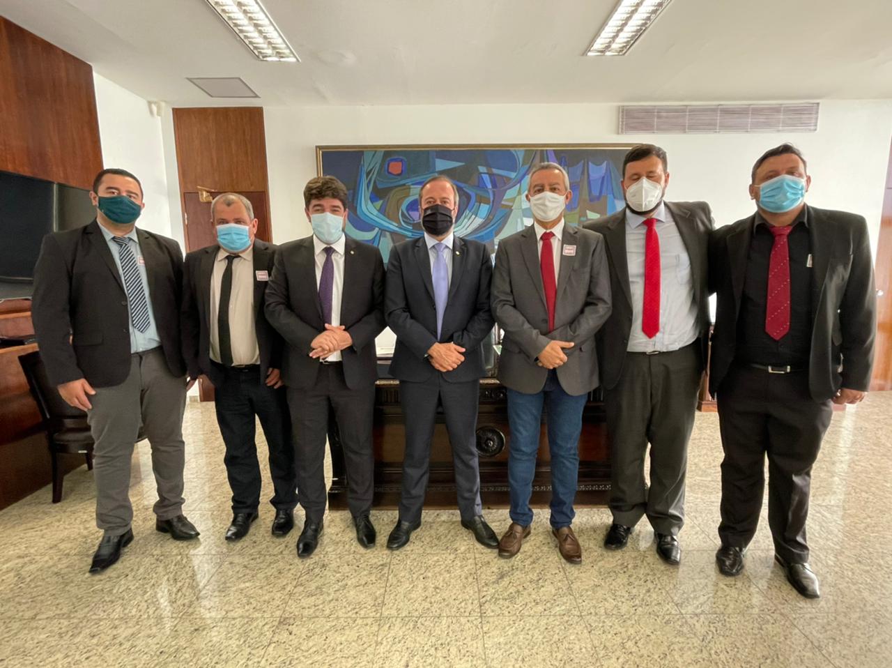 Lindomar participa de audiência no gabinete do senador Rodrigo Pacheco