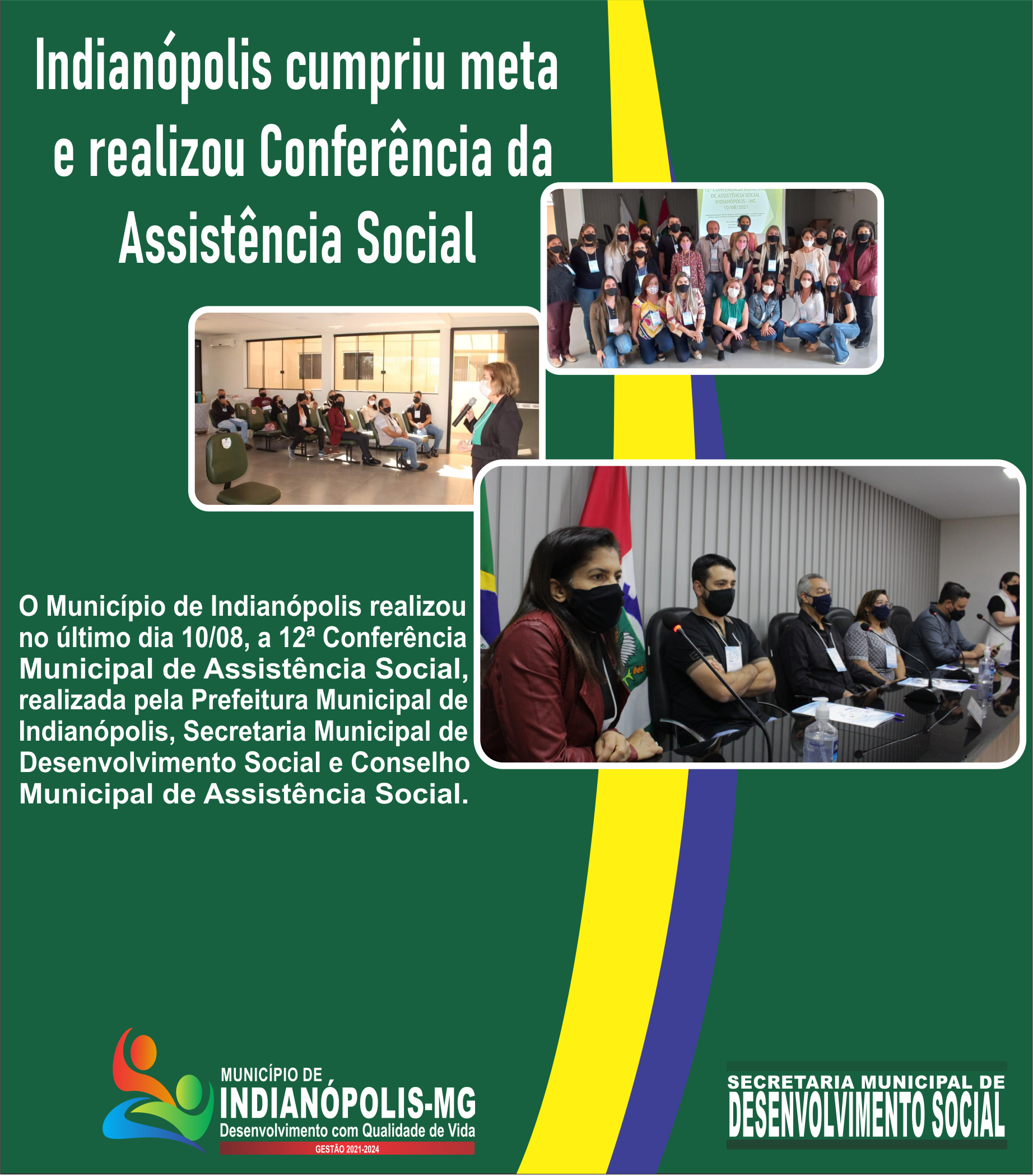 INDIANÓPOLIS CUMPRIU META E REALIZOU CONFERÊNCIA DA ASSISTÊNCIA SOCIAL
