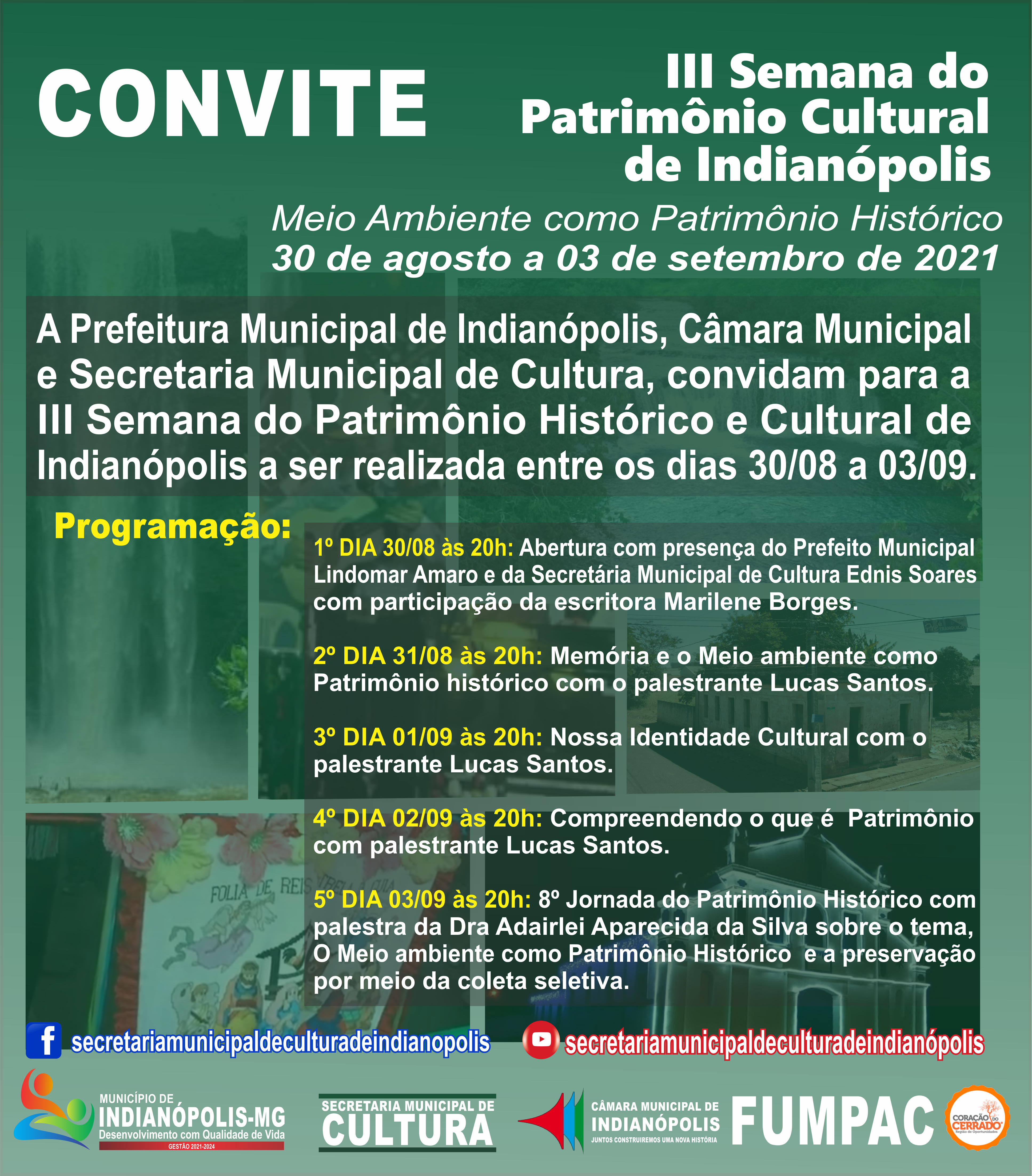 III Semana do Patrimônio Cultural de Indianópolis