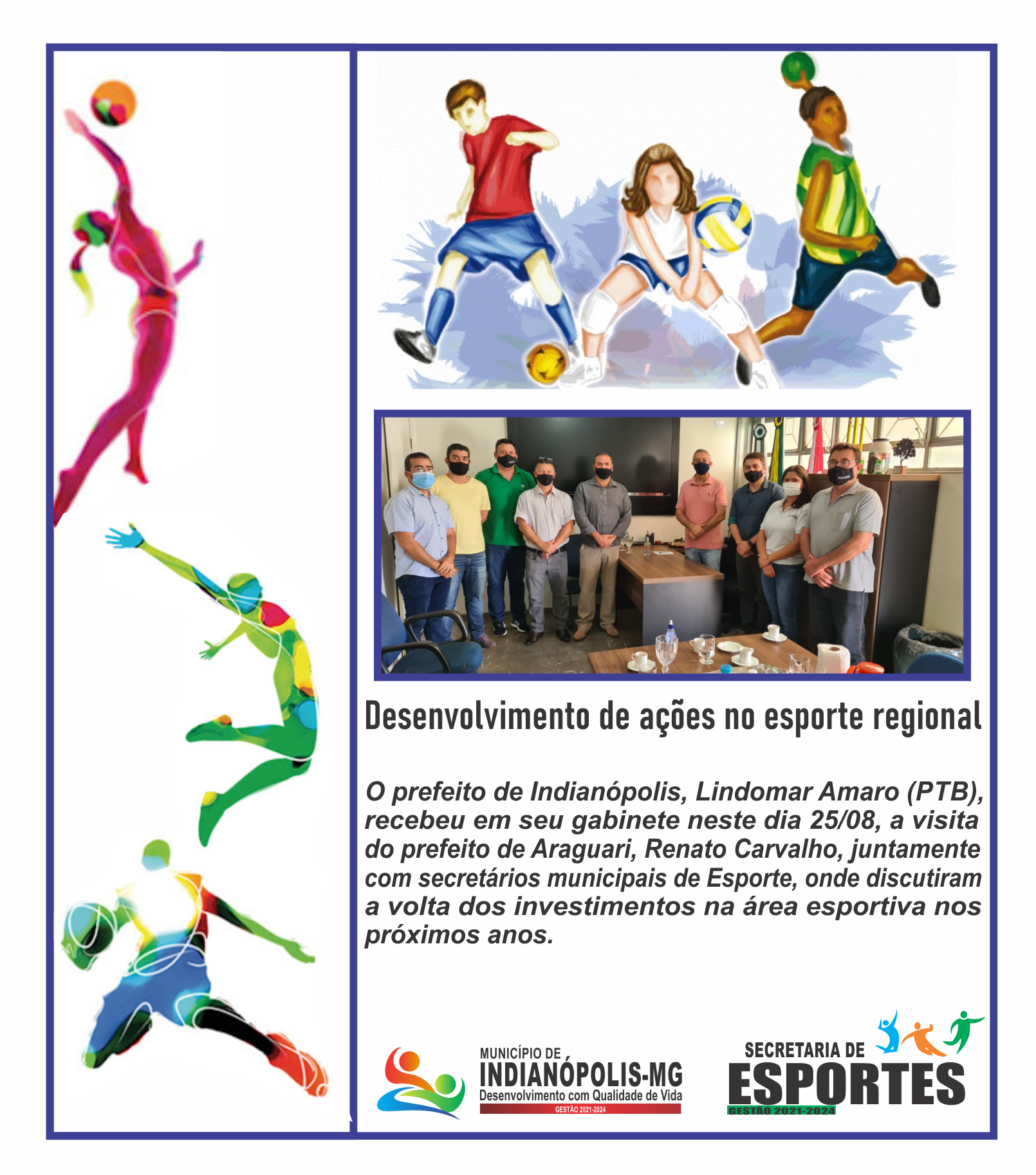 Desenvolvimento de ações no esporte regional