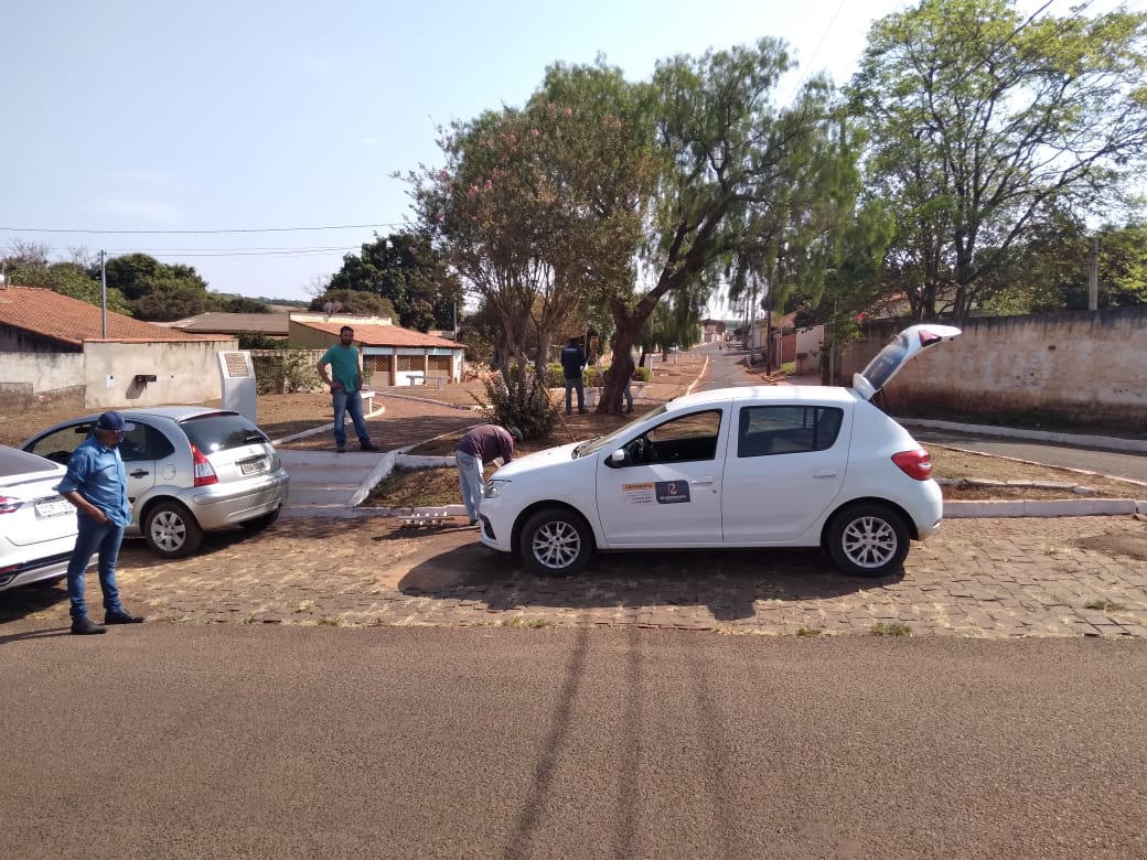Mais uma obra de asfaltamento em Indianópolis