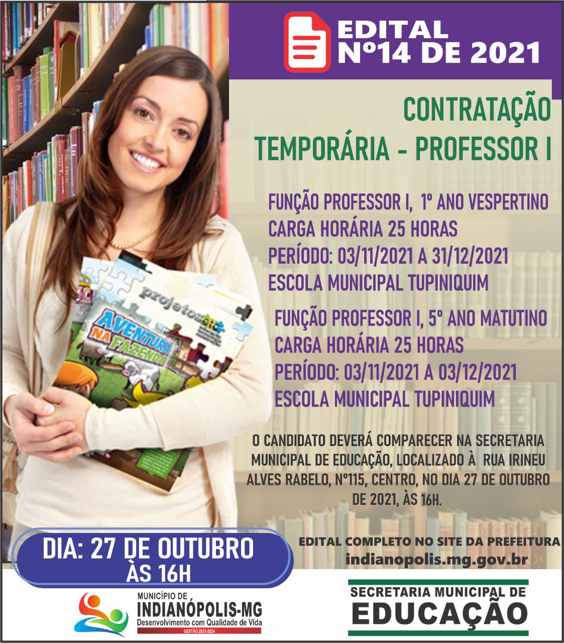 Edital nº 14 de 2021