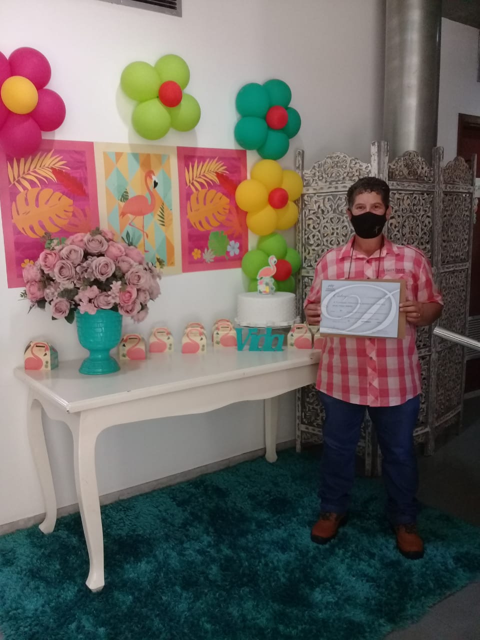Doadora de sangue de Indianópolis é homenageada no Hemocentro em Uberlândia