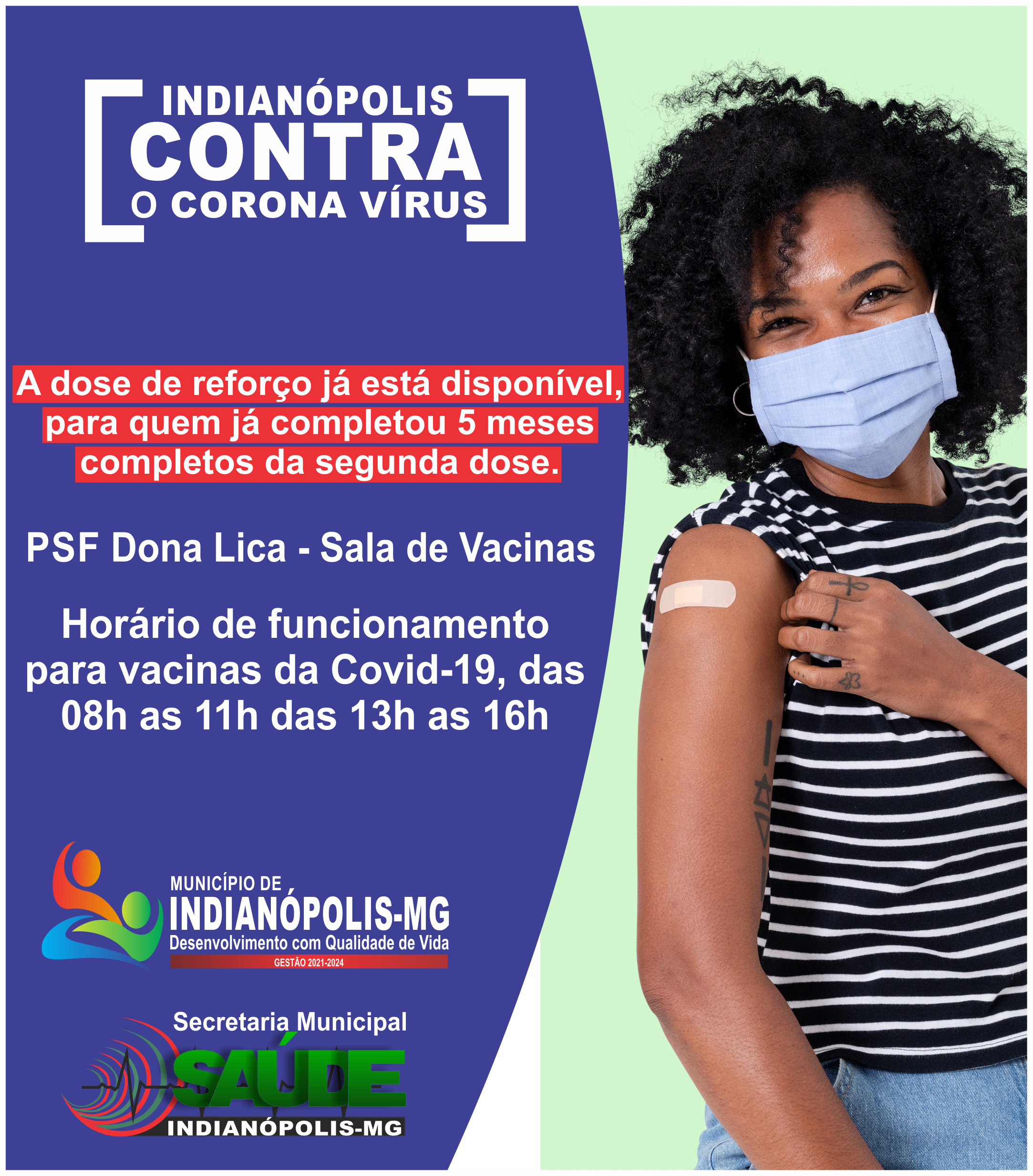 Dose reforço já está disponível