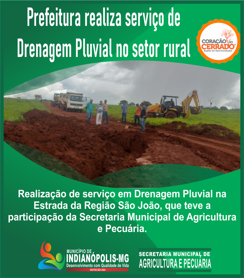 PREFEITURA REALIZA SERVIÇOS NO SETOR RURAL