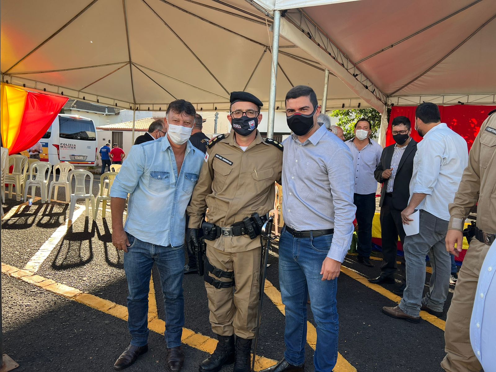 Indianópolis marca presença na passagem de Comando do 53º BPMMG