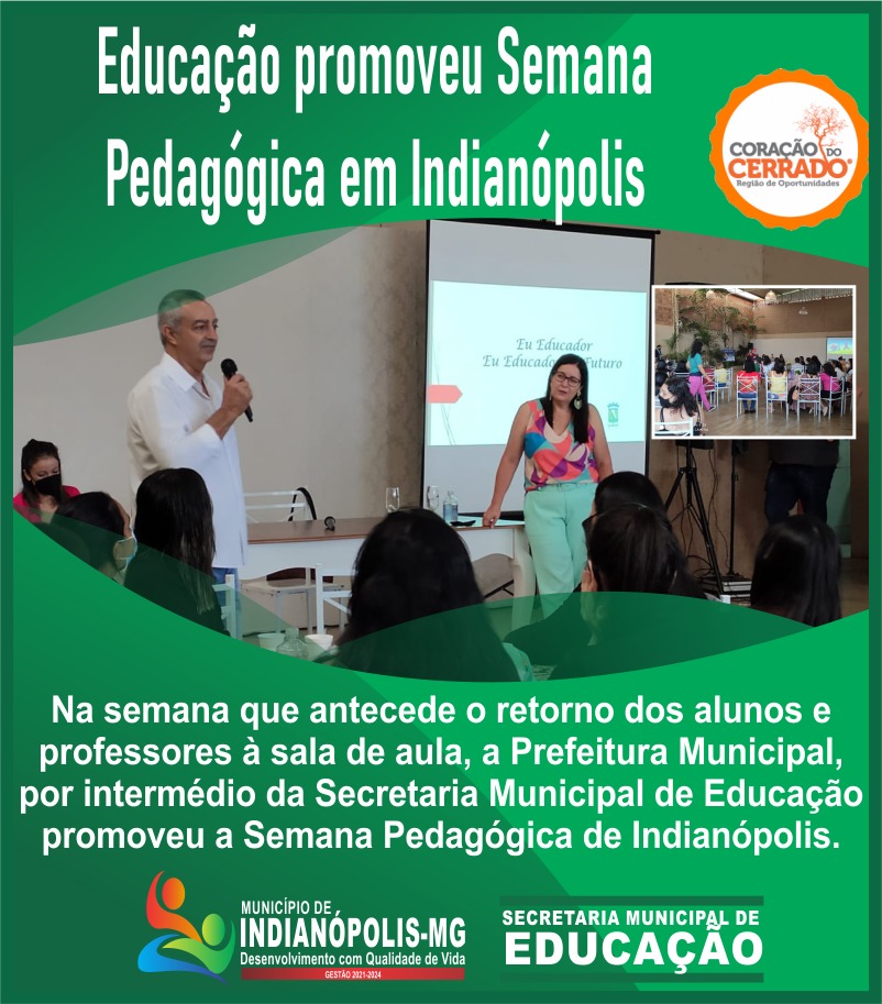 Semana Pedagógica em Indianópolis