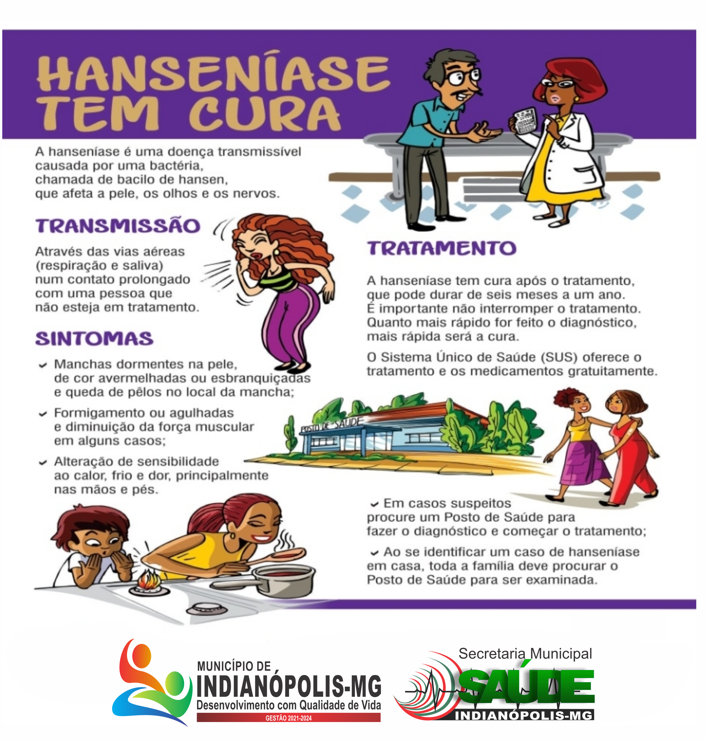 Hanseníase tem cura