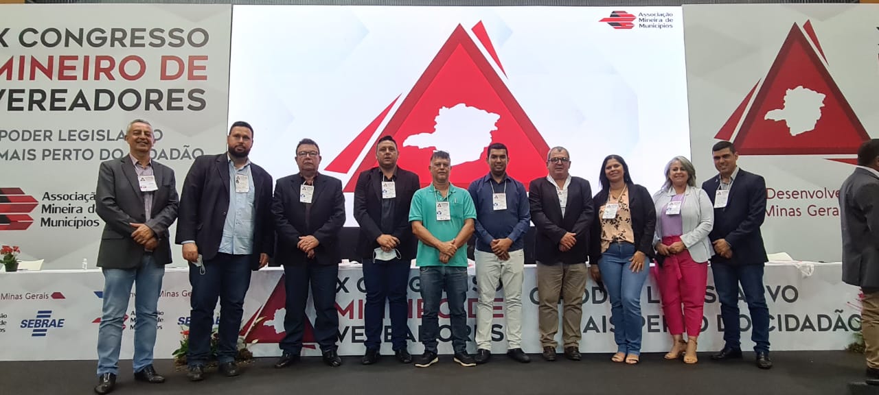 Município de Indianópolis marca presença no 10º Congresso Mineiro de Vereadores