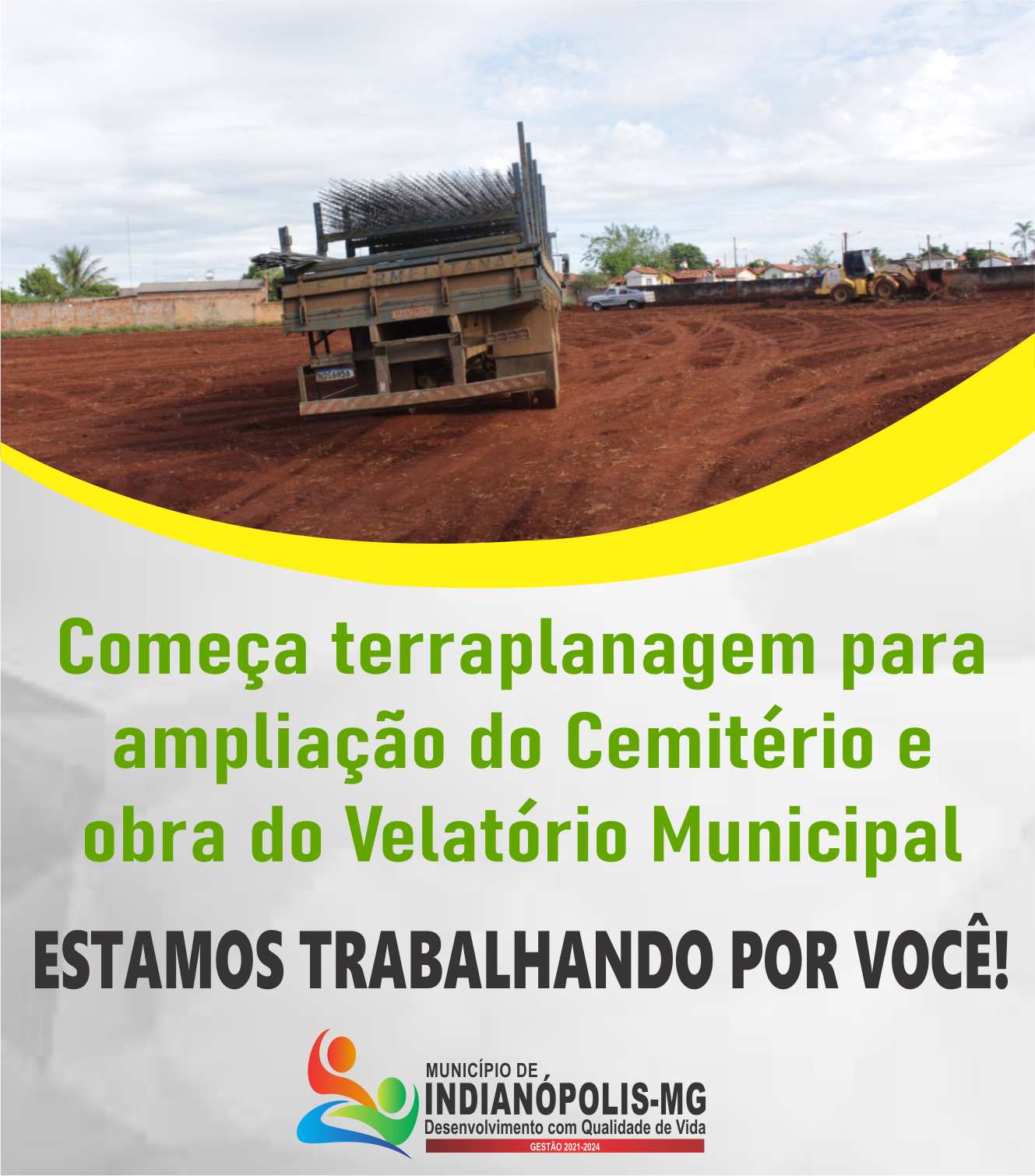 Estamos trabalhando por você!