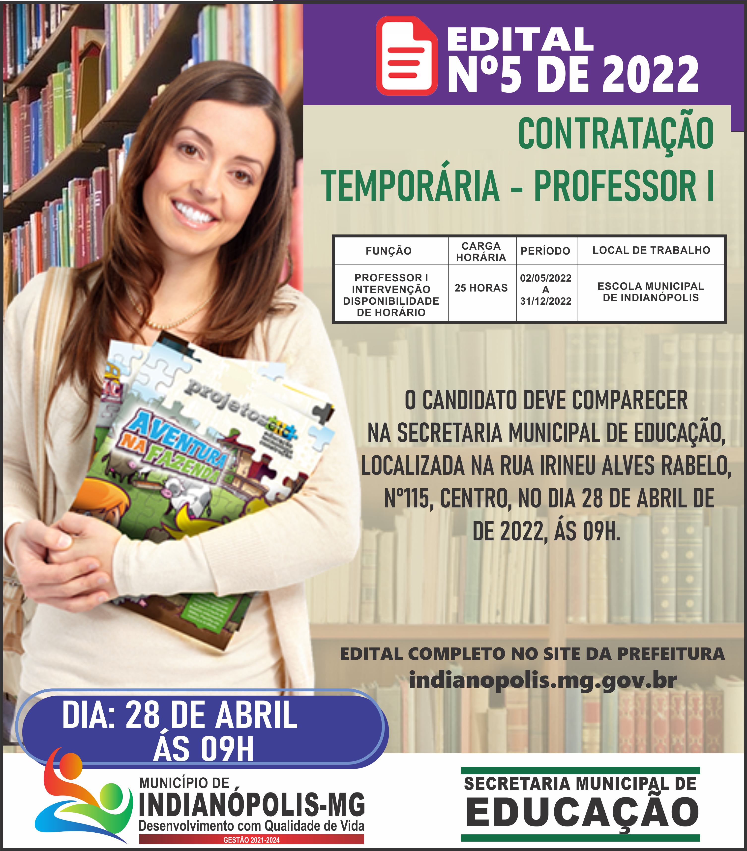 EDITAL Nº5 DE 2022