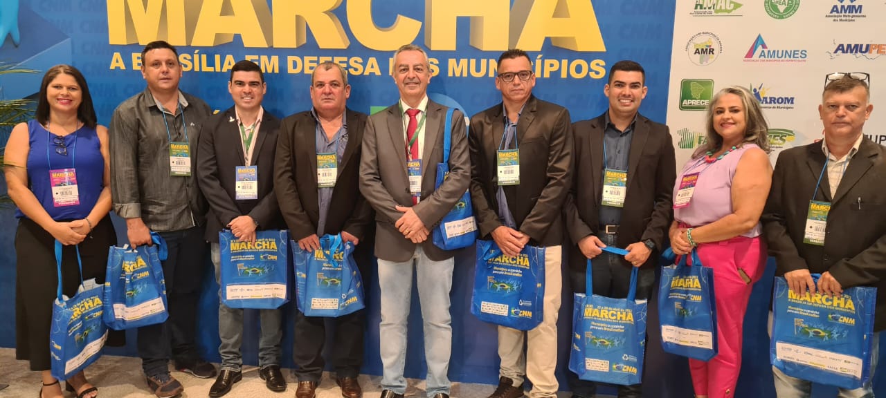 Indianópolis marca presença na 23ª Marcha dos Prefeitos em Brasília
