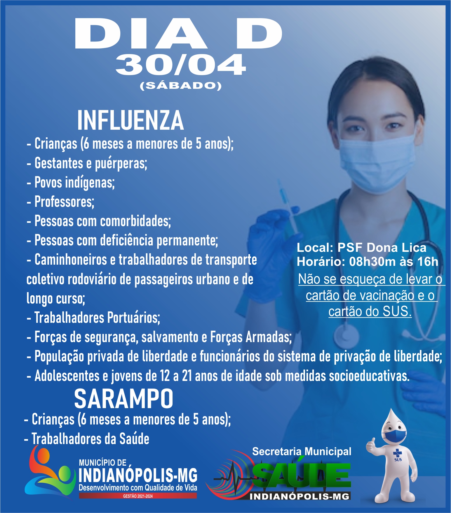 DIA D, SÁBADO 30/04