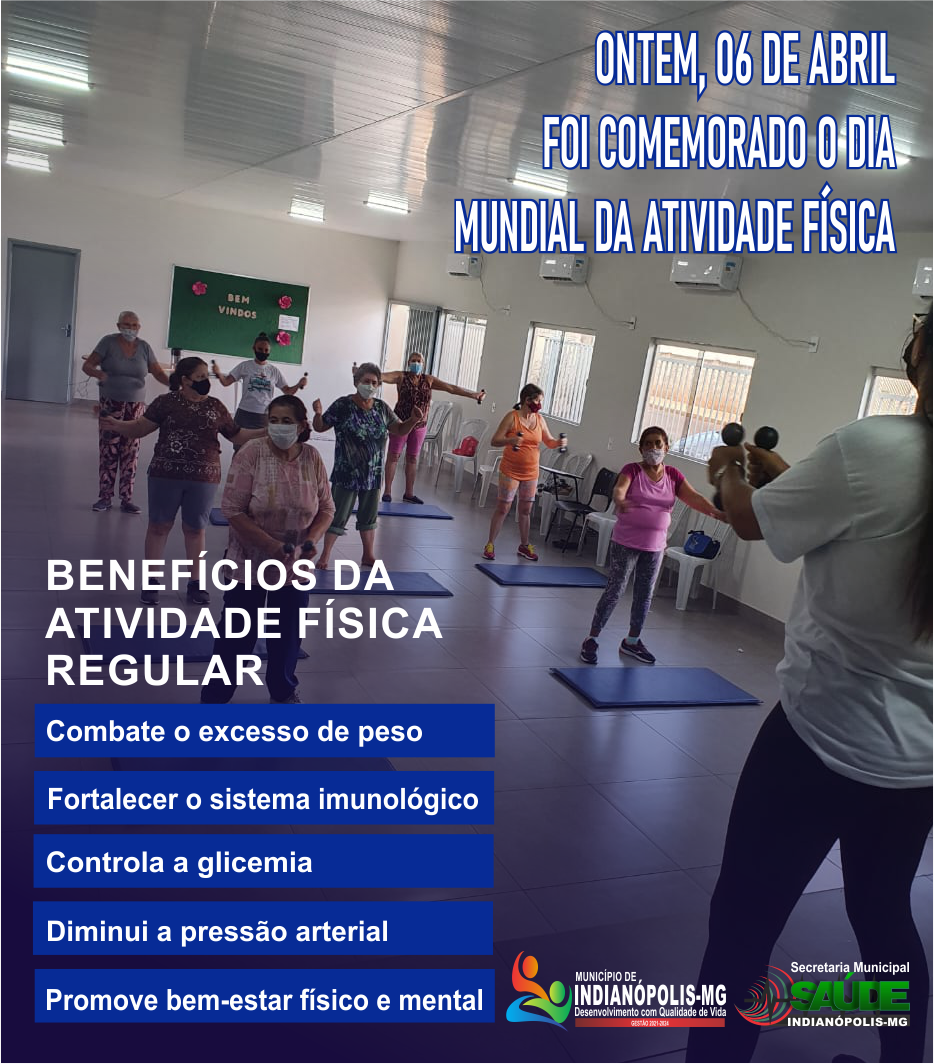 06 de abril, Dia Mundial da Atividade Física