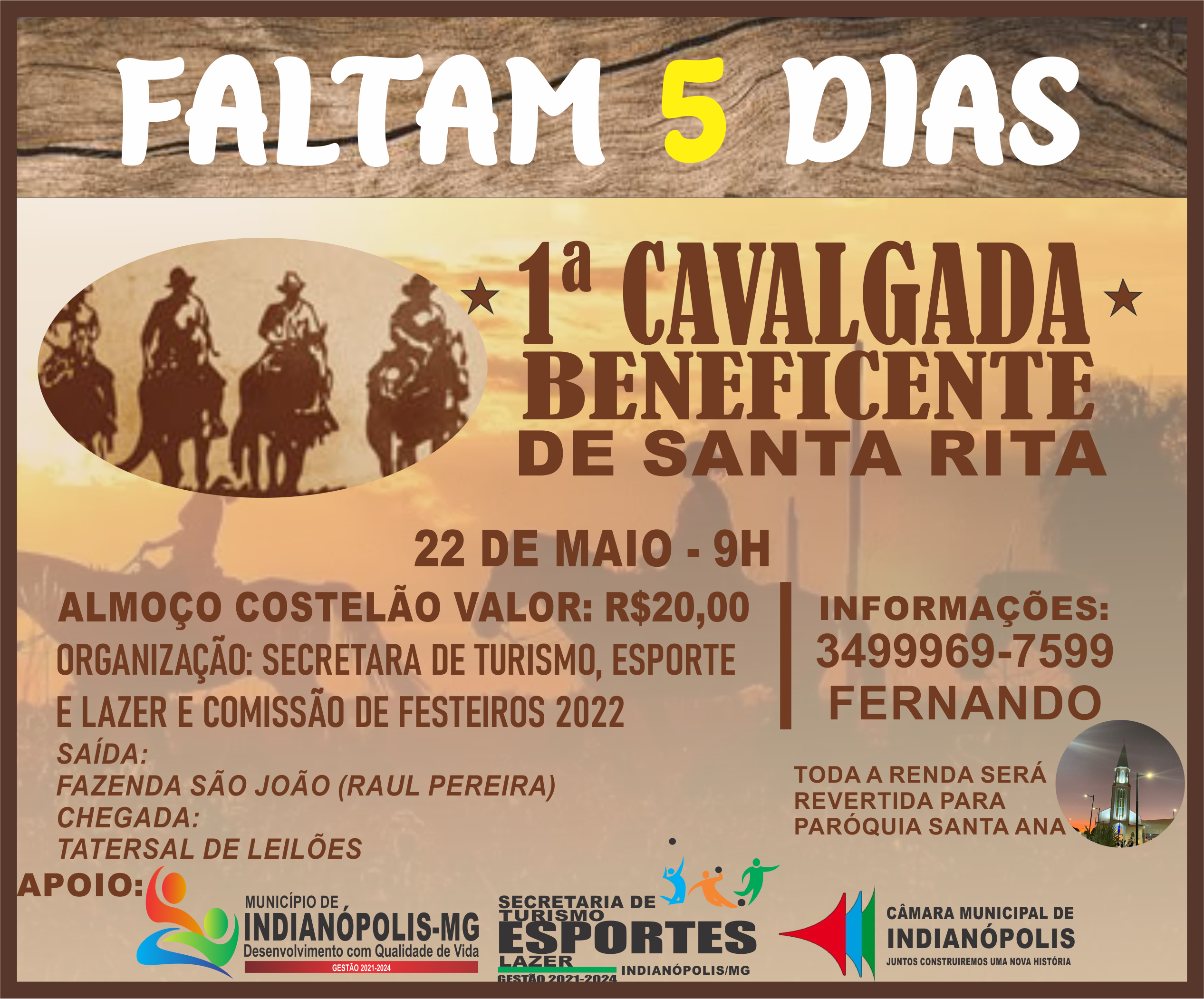 FALTAM 5 DIAS