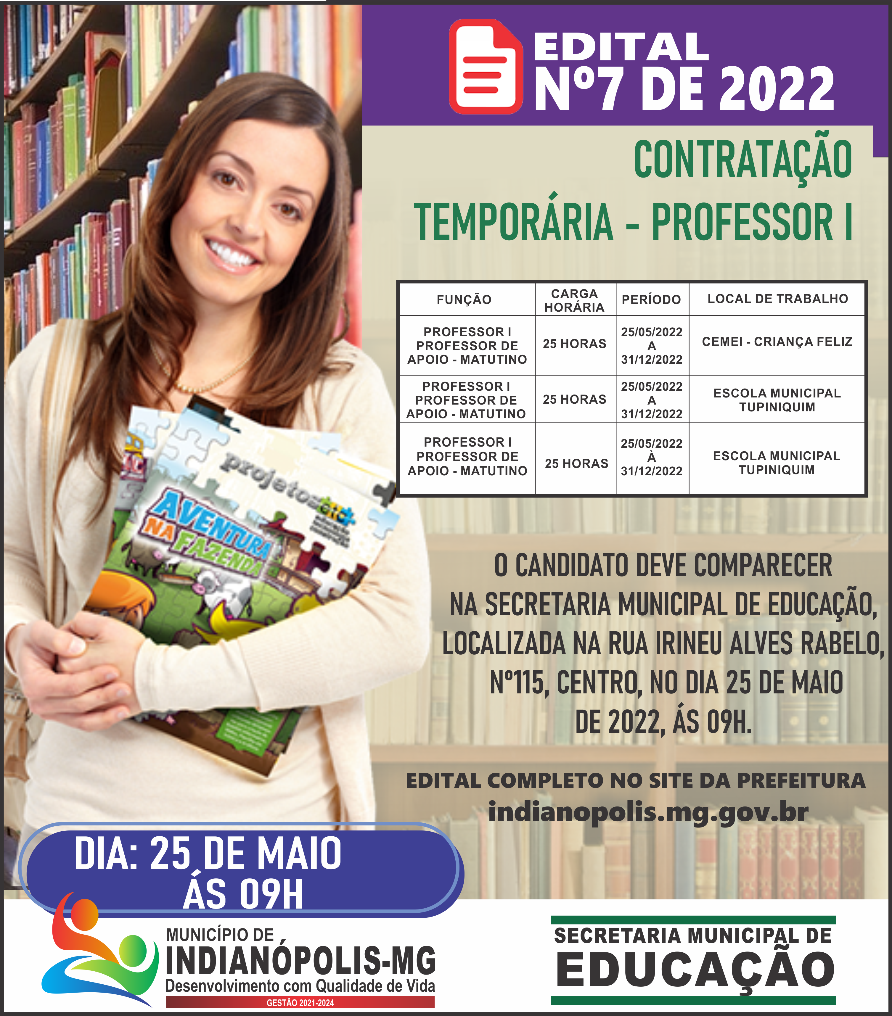 EDITAL Nº7 DE 2022