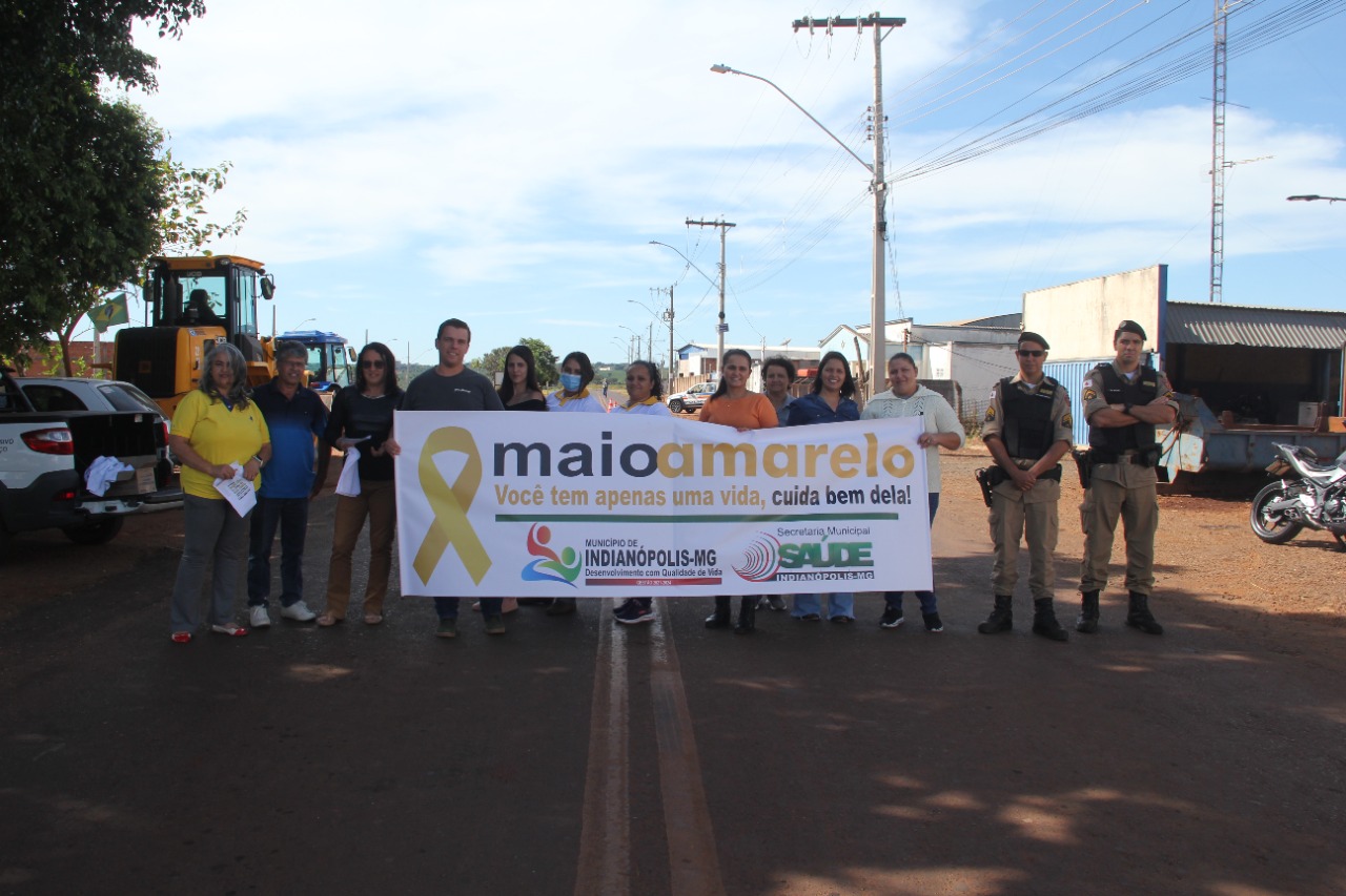 Maio Amarelo e as questões de segurança no trânsito em Indianópolis