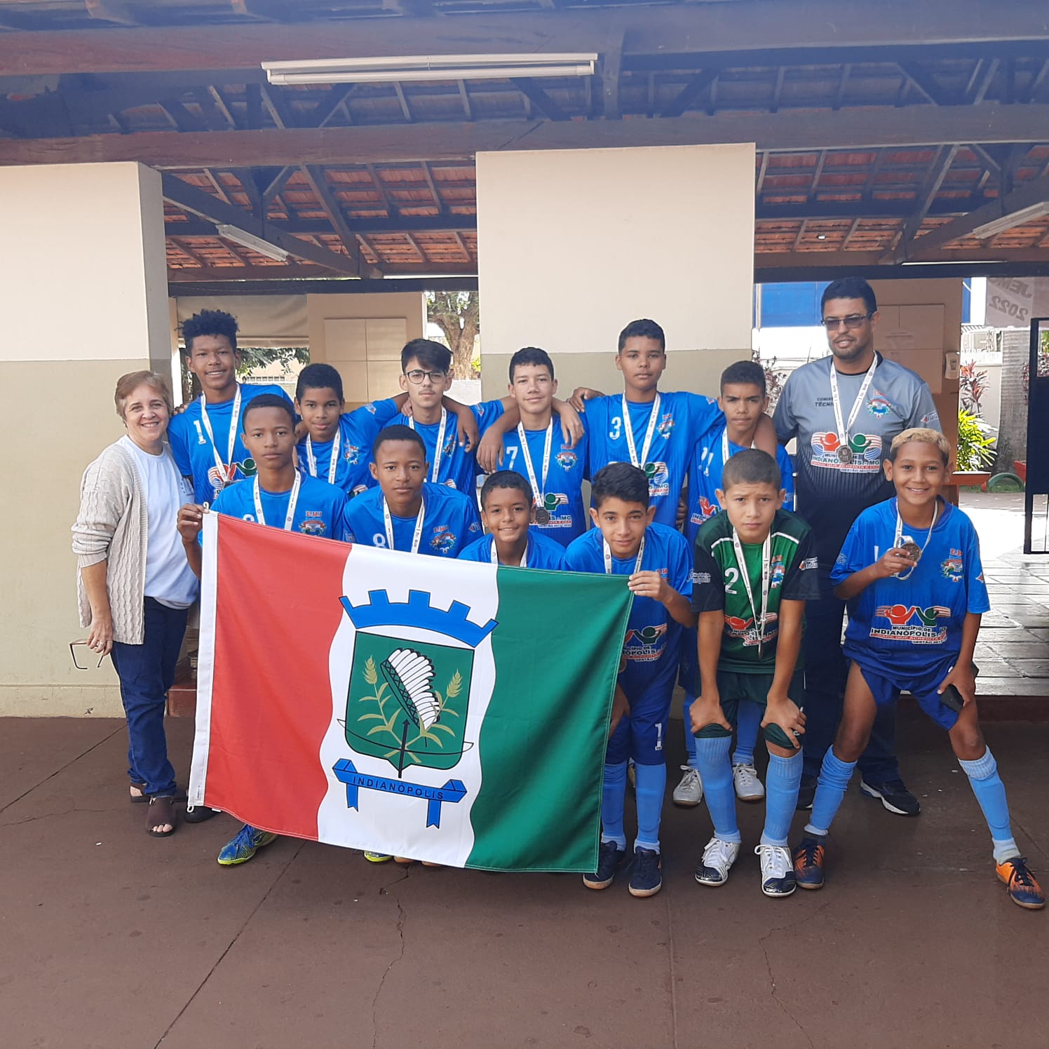 Indianópolis presente nos JEMG em Campina Verde
