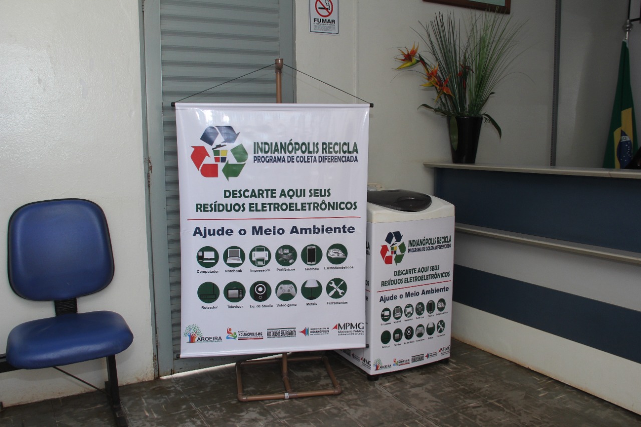 Eletrônicos já tem pontos de descarte em Indianópolis