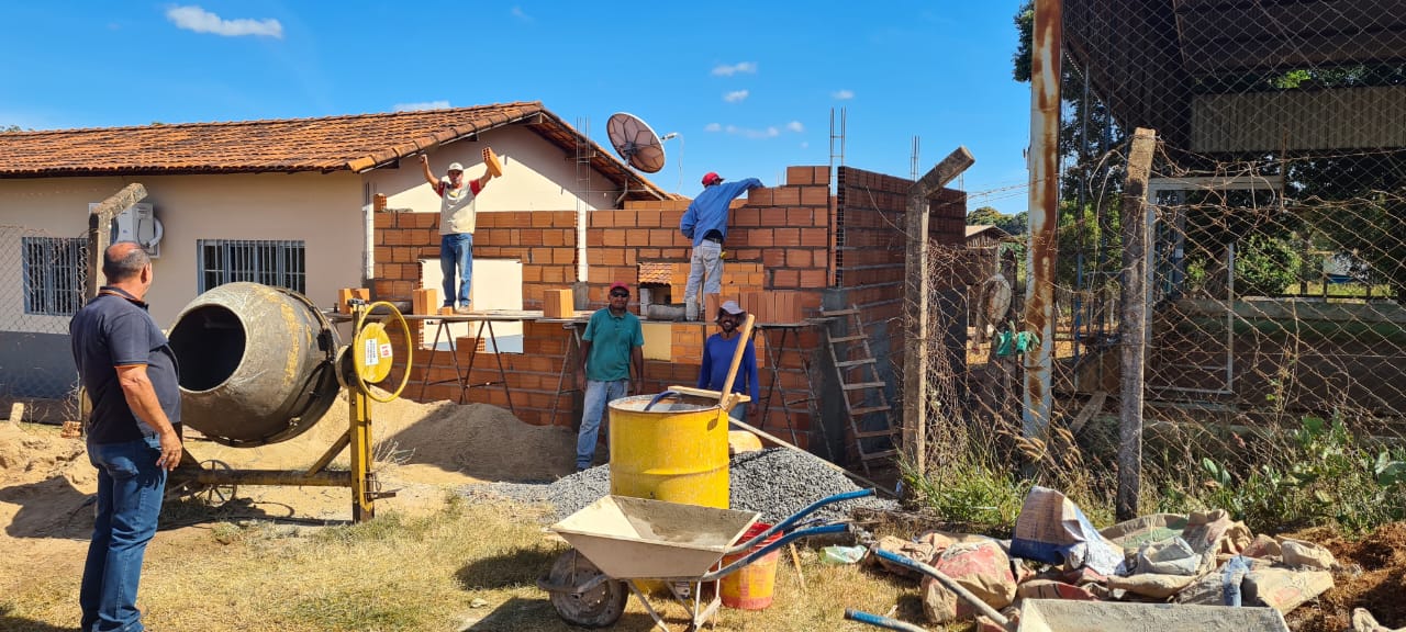 Construção de nova sala no Cmner José Barbosa de Miranda