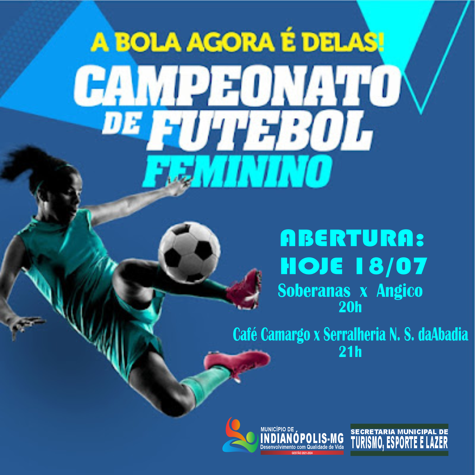 A BOLA AGORA É DELAS!