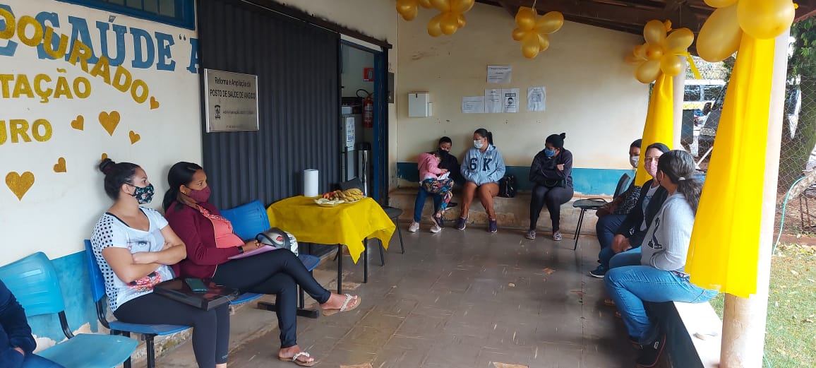 Reunião com gestantes na Região Angico em Indianópolis