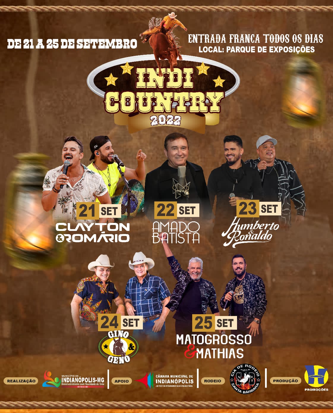 Começa neste dia 21 o INDI COUNTRY 2022