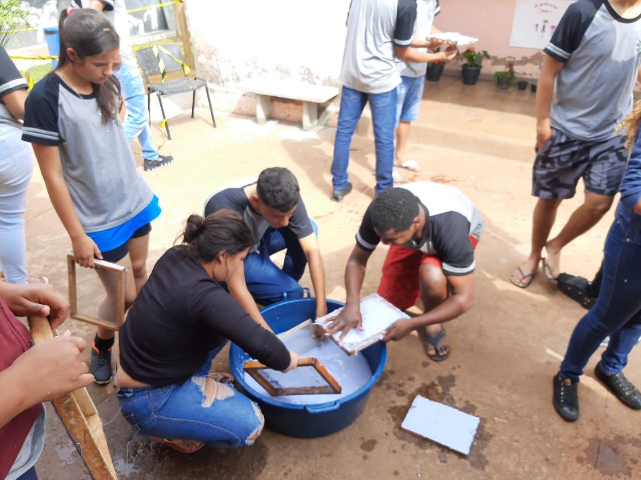 Educação Ambiental na escola Nelson Soares