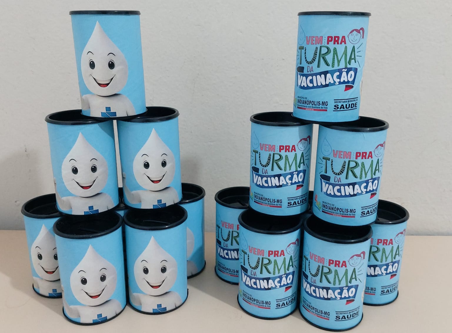CRIANÇAS VÃO GANHAR COFRINHO APÓS VACINA