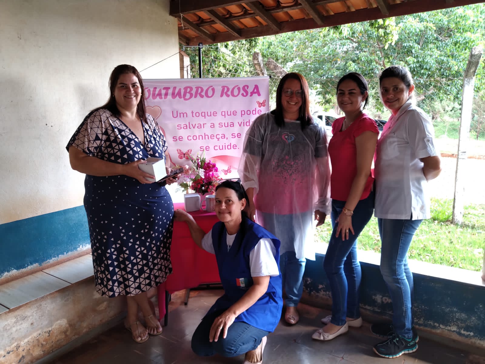 AÇÃO DO OUTUBRO ROSA NA REGIÃO DO ANGICO