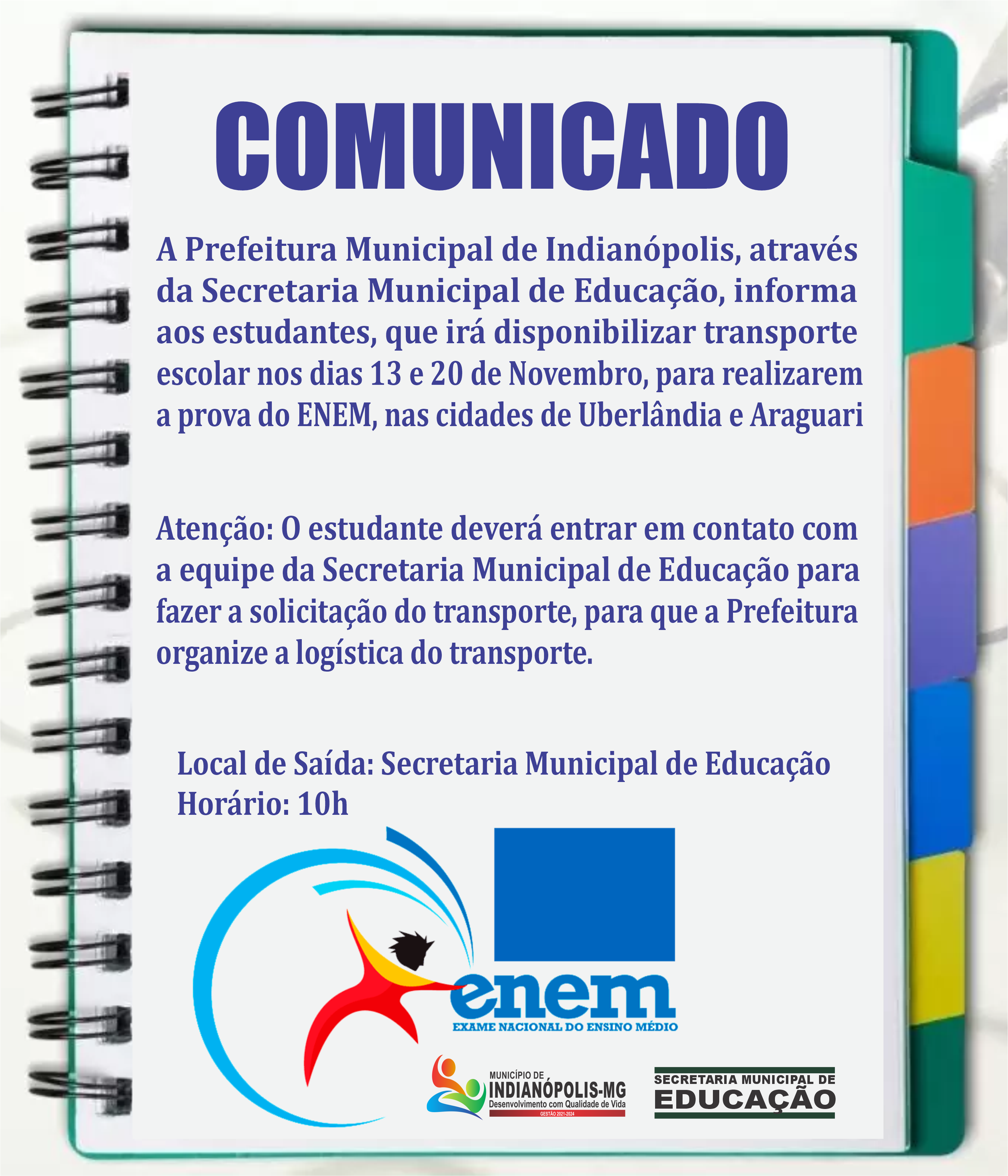 Comunicado ENEM 2022