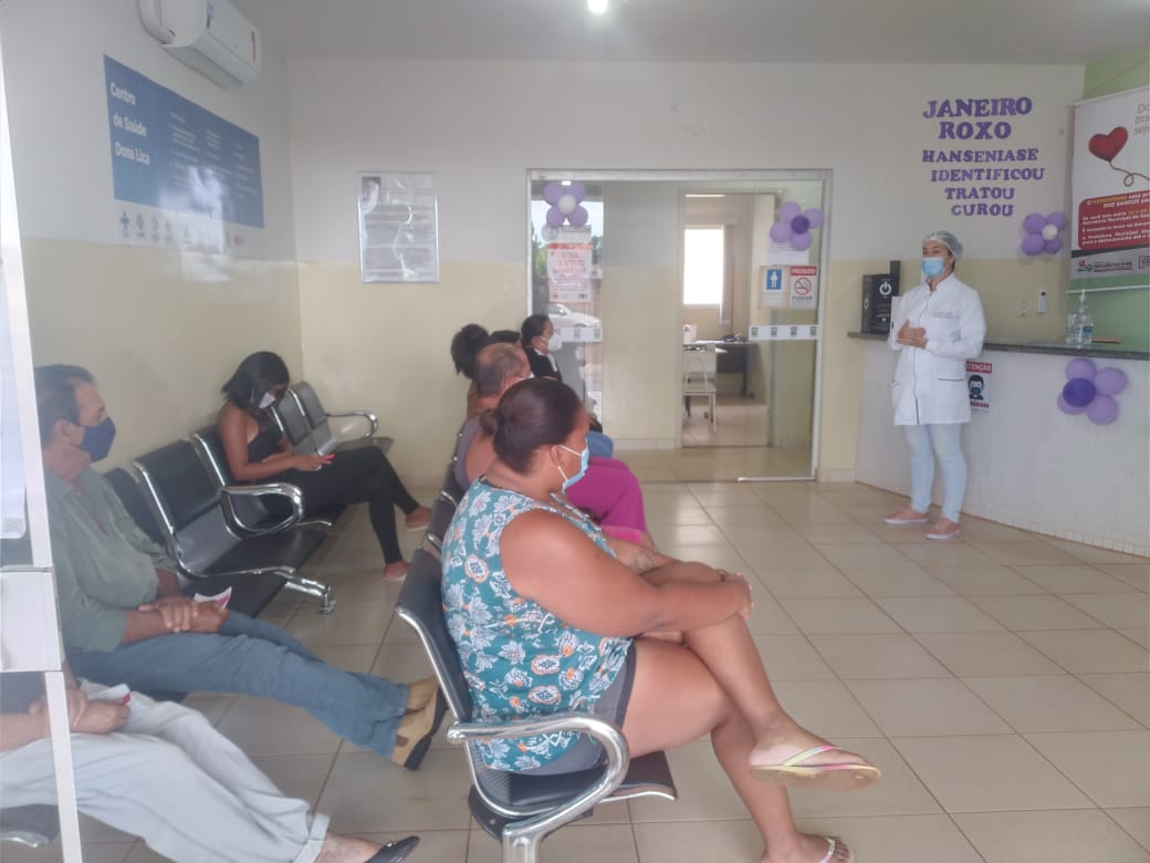 SALA DE ESPERA LEVA ORIENTAÇÃO PREVENTIVA AOS PACIENTES