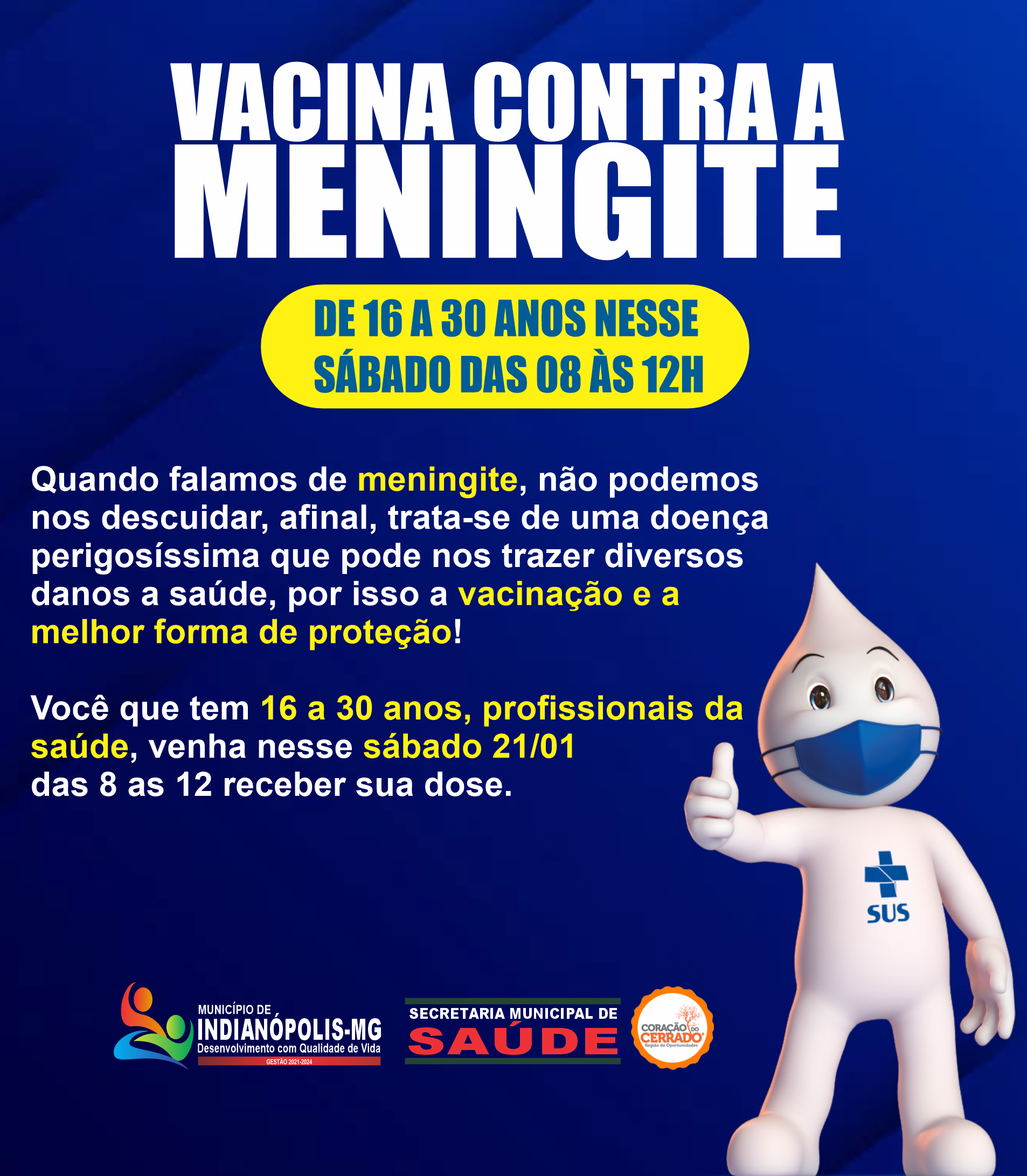 VACINA CONTRA A MENINGITE