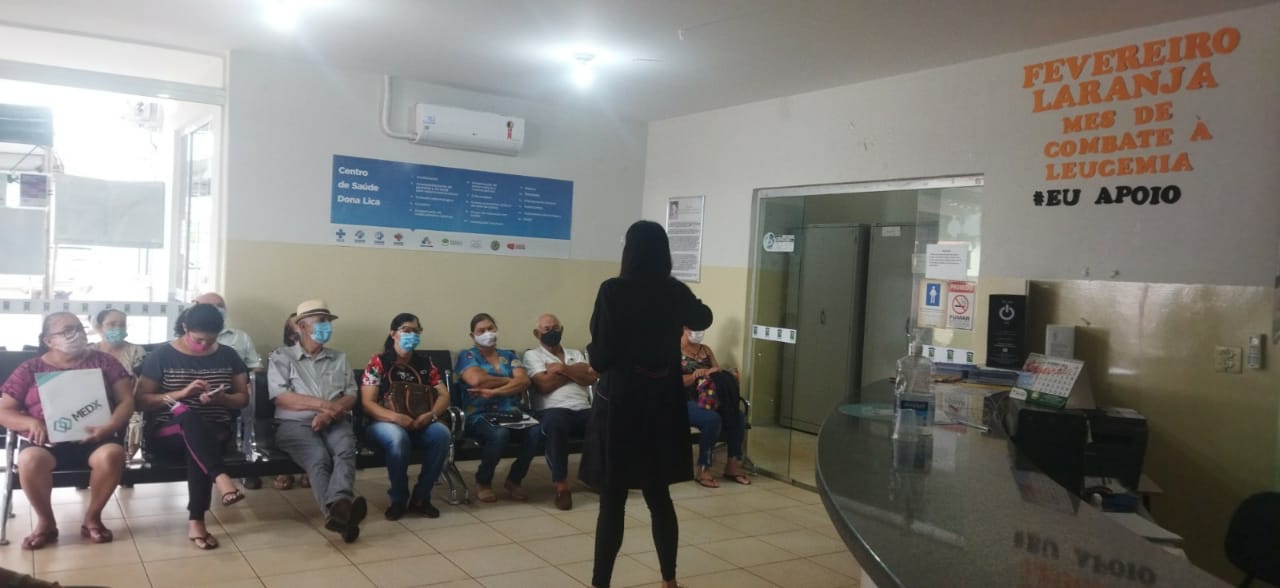SAÚDE REFORÇA ORIENTAÇÕES EM SALA DE ESPERA E VACINAÇÃO NA ZONA RURAL