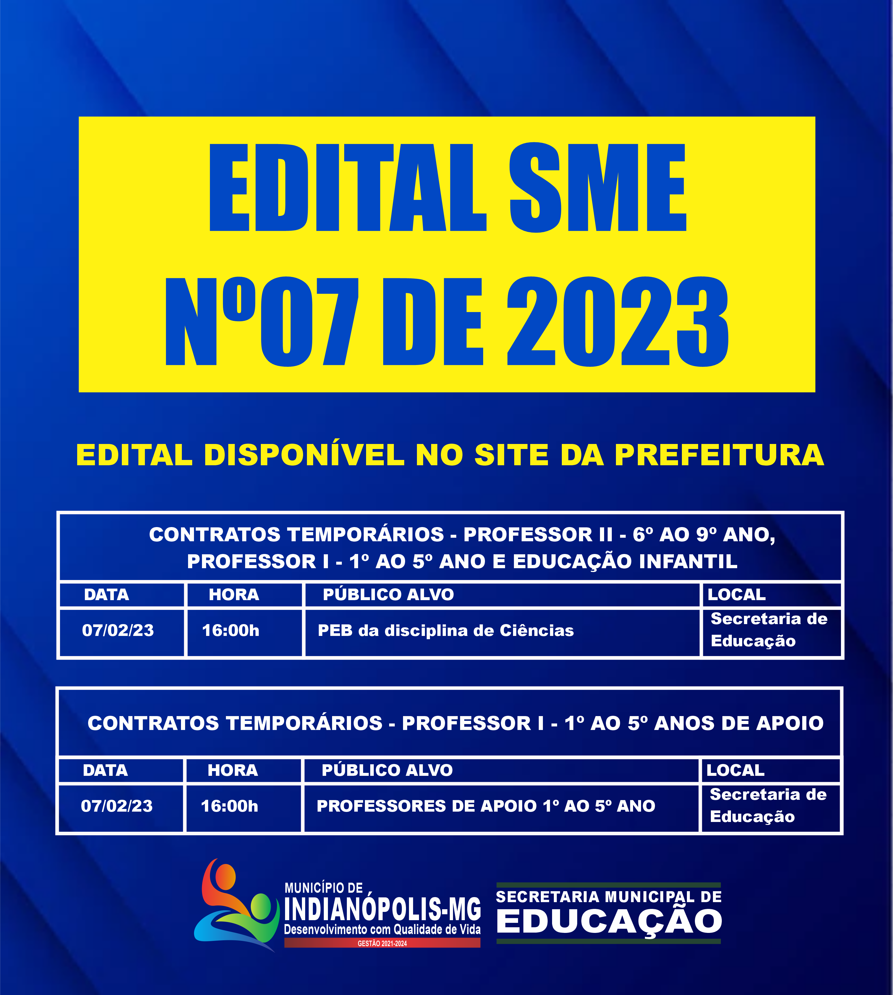 Edital nº07 de 2023