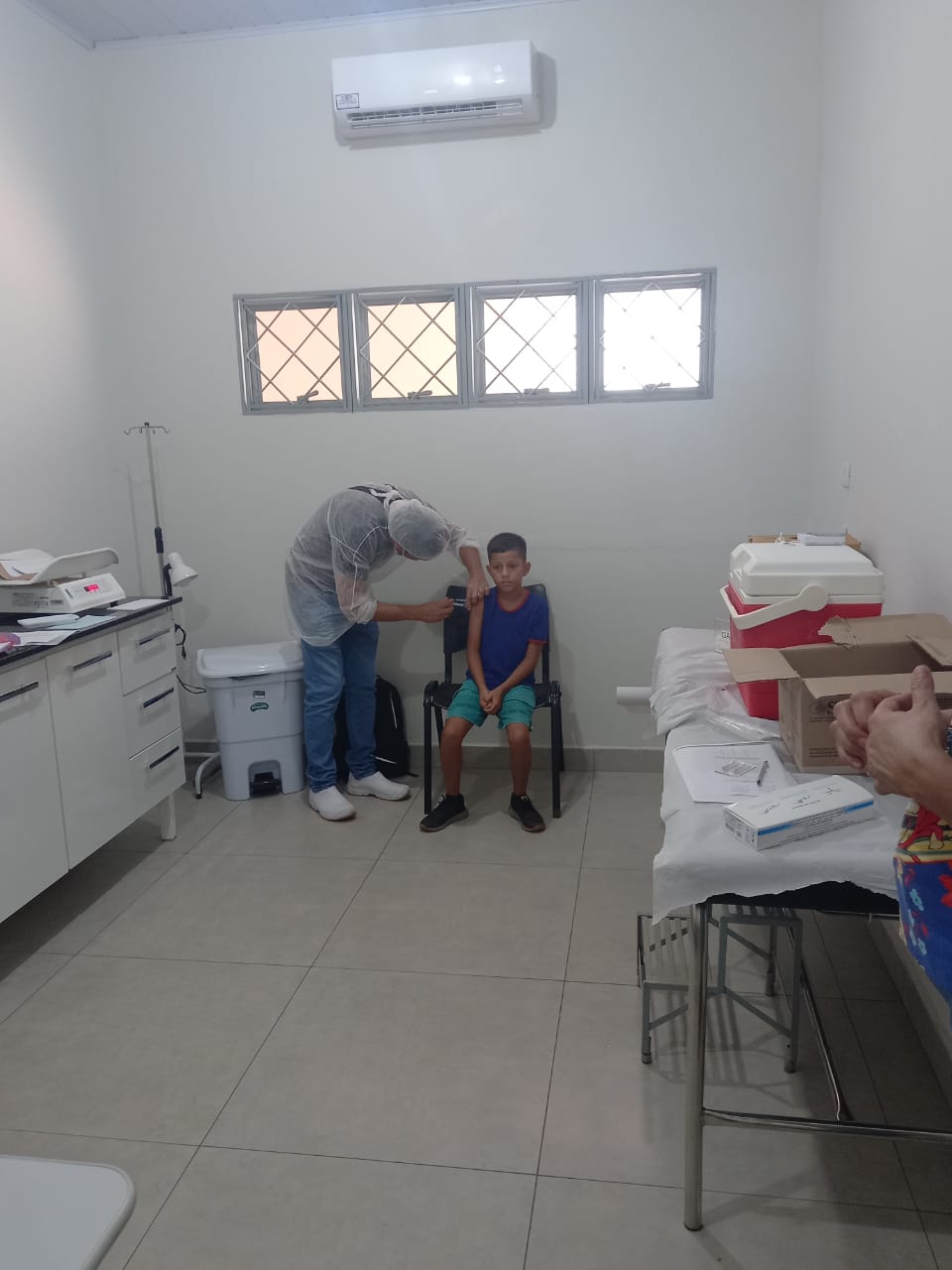 SECRETARIA DE SAÚDE REFORÇOU A VACINAÇÃO NO ANGICO E CAMPO ALEGRE