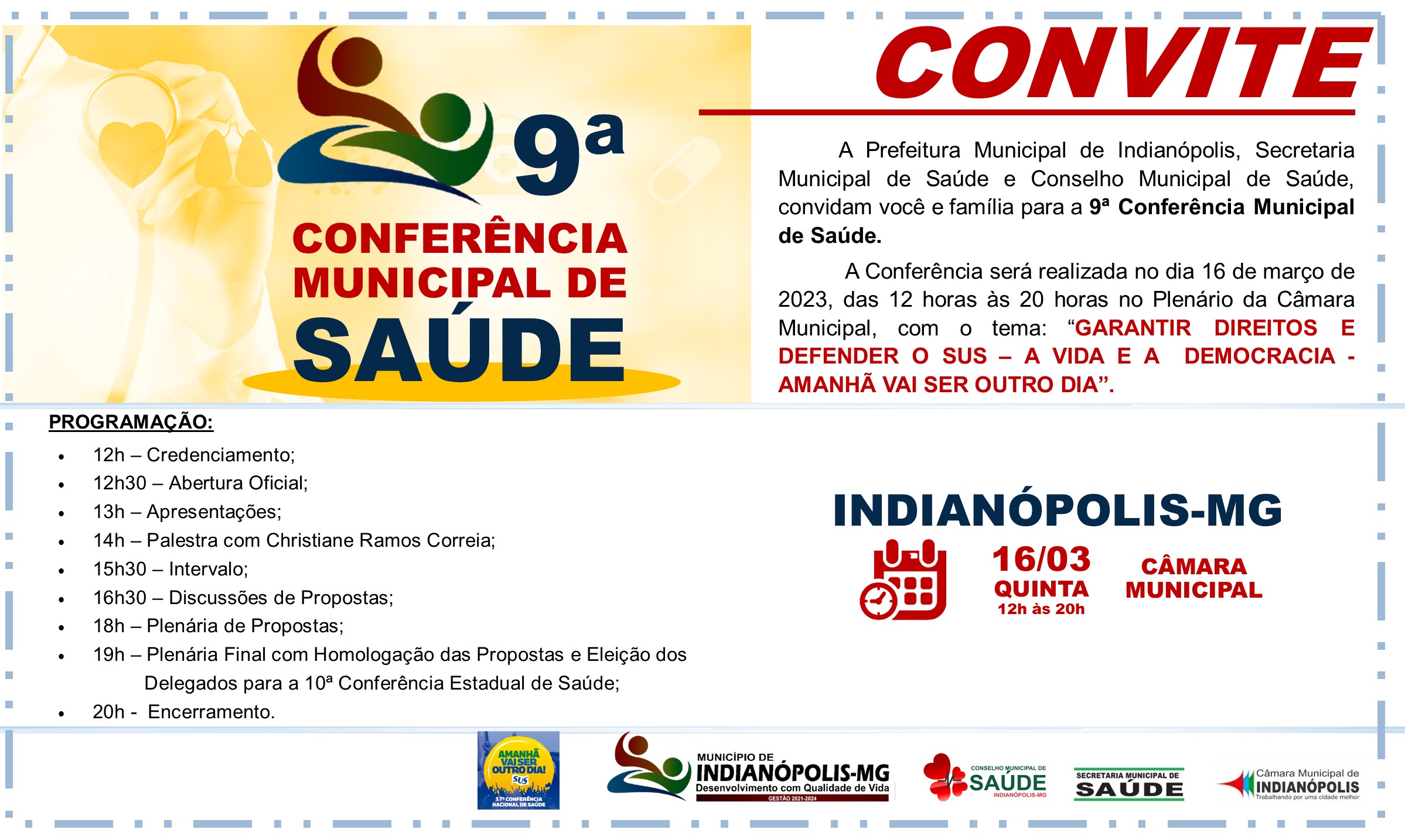CONFERÊNCIA MUNICIPAL DE SAÚDE