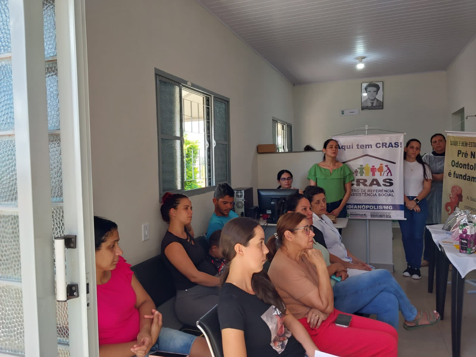 GRUPO DE GESTANTES PARTICIPARAM DE REUNIÃO NO CAMPO ALEGRE
