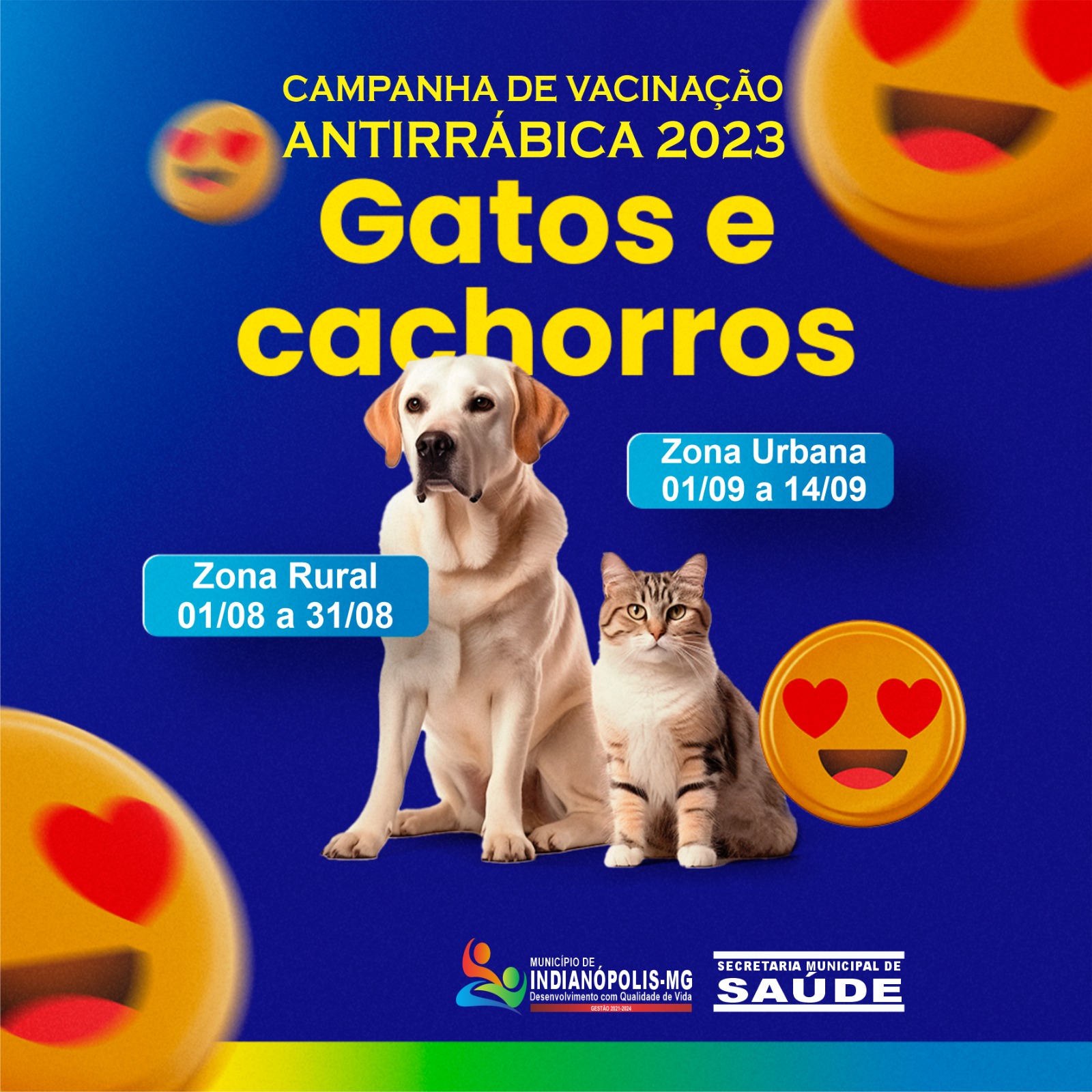 CAMPANHA DE VACINAÇÃO ANTIRRÁBICA EM INDIANÓPOLIS