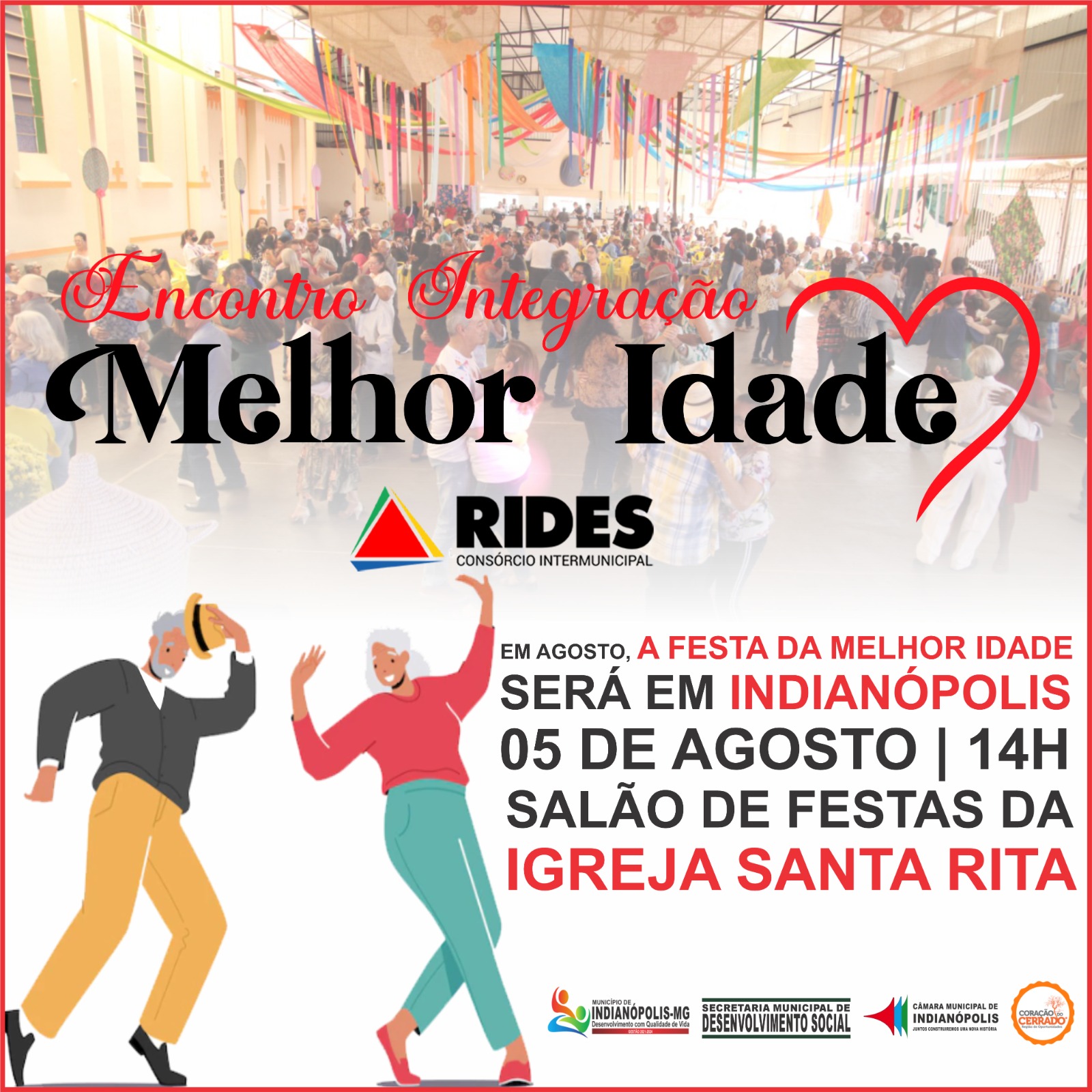 EM AGOSTO ENCONTRO INTEGRAÇÃO RIDES EM INDIANÓPOLIS