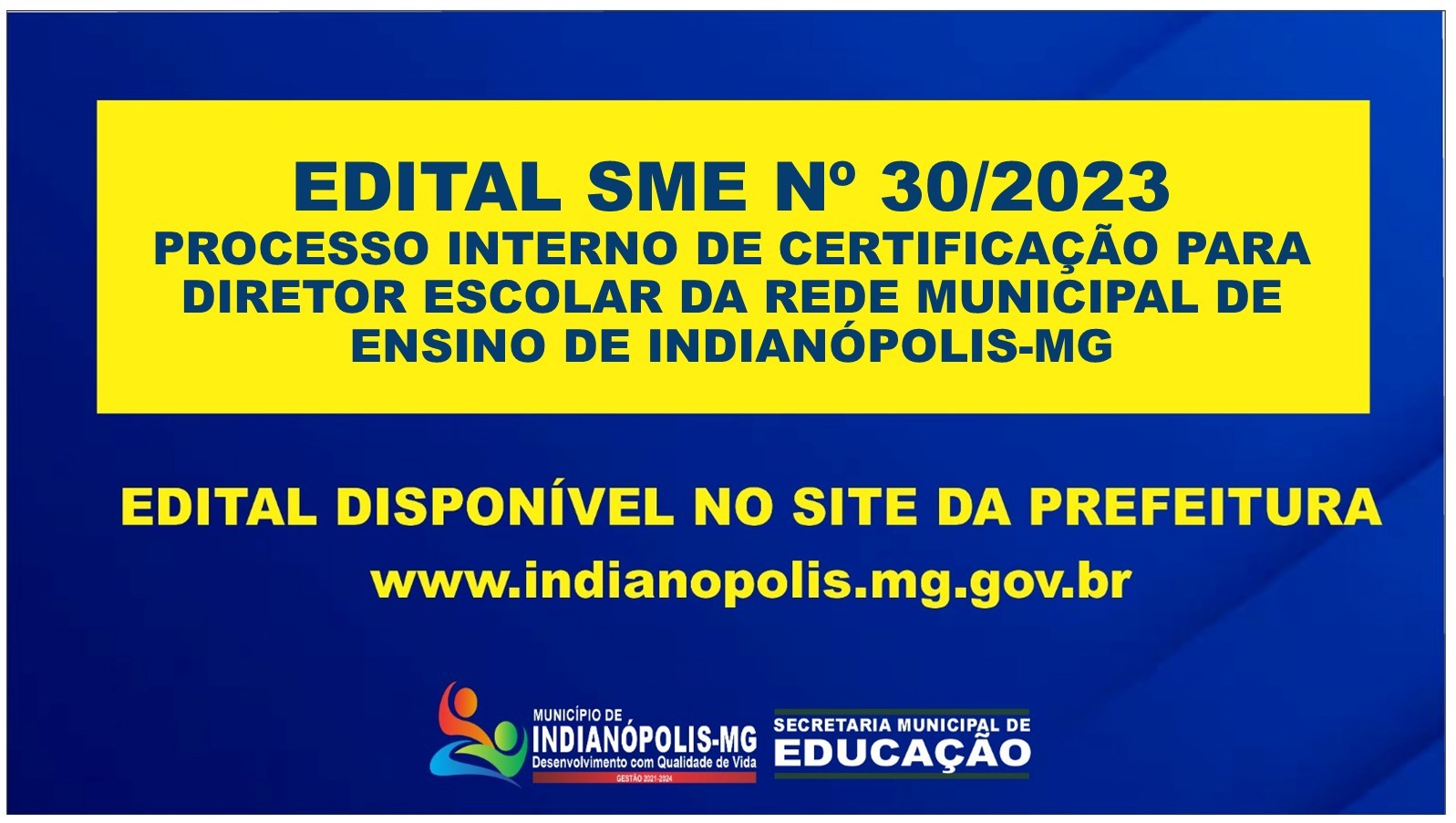 EDITAL 030/2023 – SME – Processo Escolha Diretor Escolar