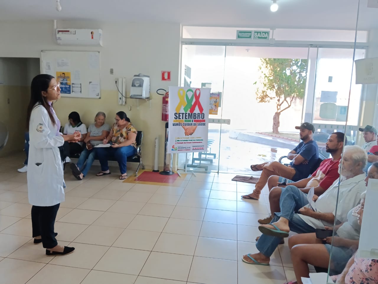 PSF DONA LICA TEVE REUNIÃO SOBRE SUICÍDIO E CUIDADOS COM O CORAÇÃO