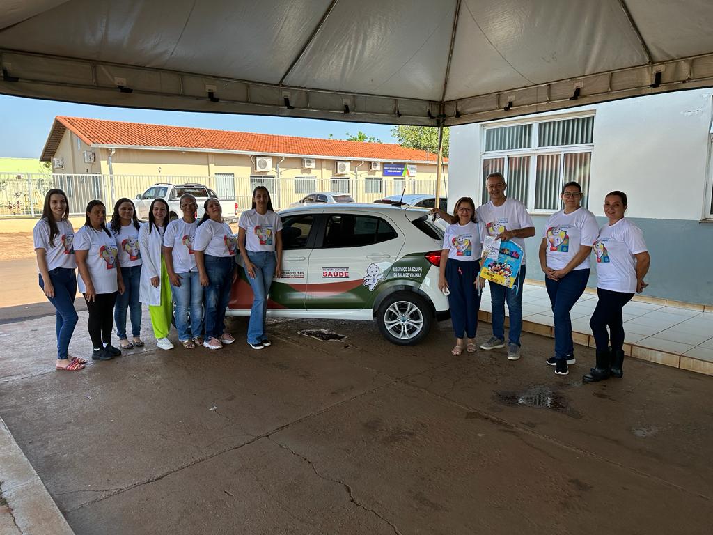 SALA DE VACINAS RECEBE VEÍCULO NOVO NO DIA D DE MULTIVACINAÇÃO