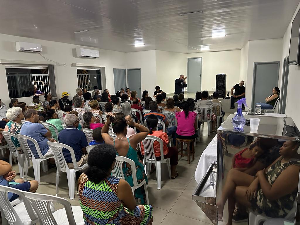 CEJUSC ITINERANTE PROMOVEU AGENDAMENTO E PALESTRA EM INDIANÓPOLIS