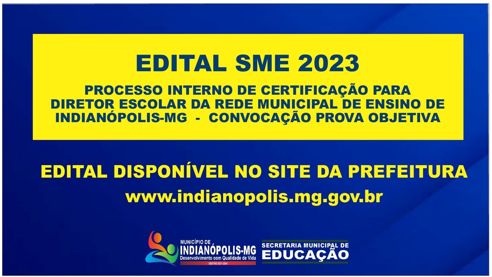 EDITAL 2023 – SME – Convocação Provas Objetivas