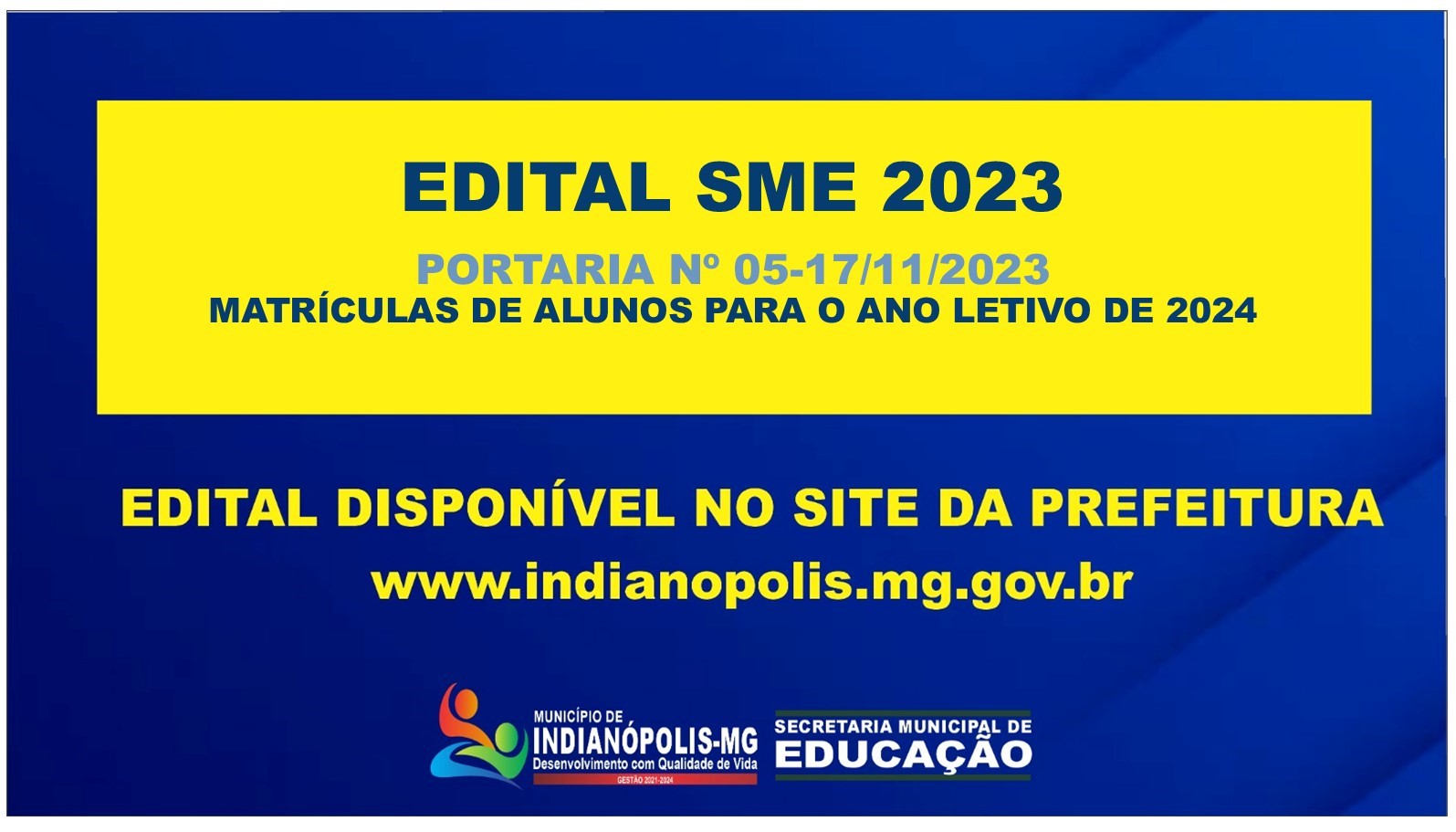 PORTARIA 05/2017 – MATRÍCULAS ESCOLARES NA REDE MUNICIPAL