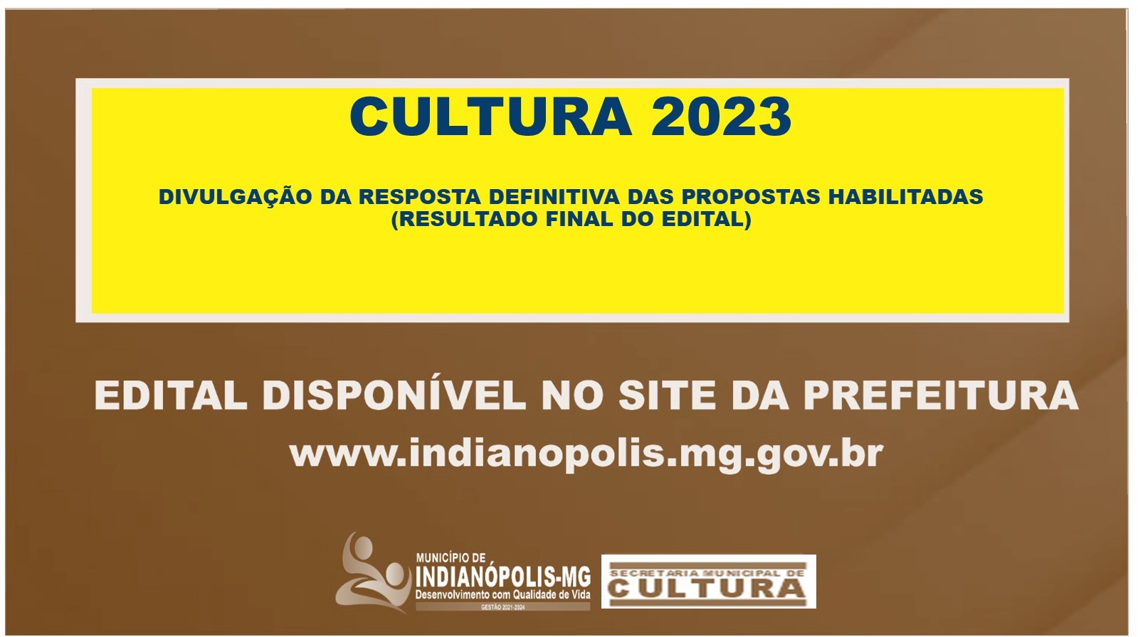 DIVULGAÇÃO DA RESPOSTA DEFINITIVA DAS PROPOSTAS HABILITADAS  (RESULTADO FINAL DO EDITAL)