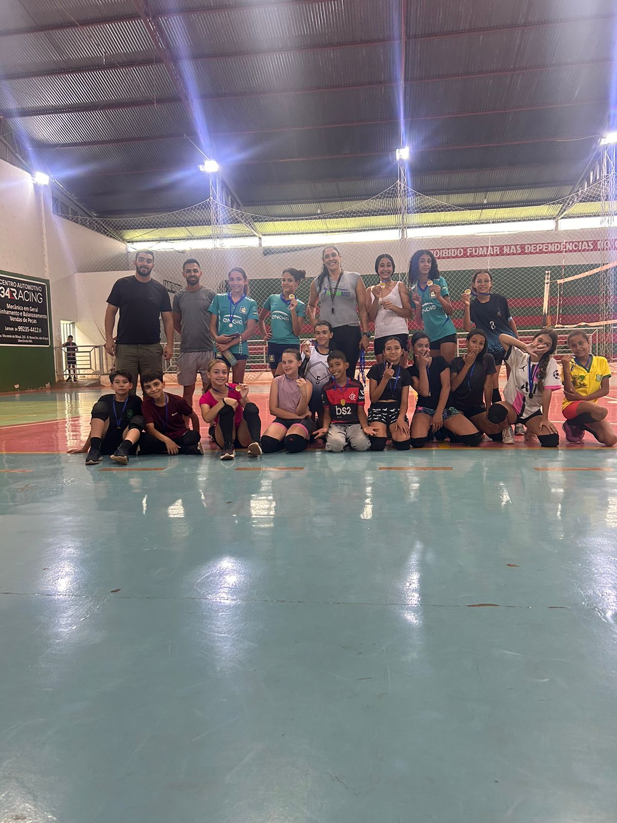 ESCOLINHA DE VÔLEI FOI UM SUCESSO EM 2023