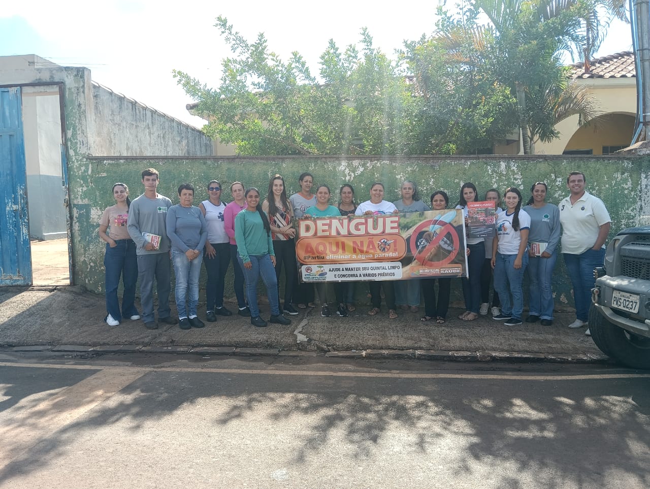 AGENTES DE SAÚDE E DE ENDEMIAS REFORÇAM AÇÕES CONTRA O CIGARRO E DENGUE